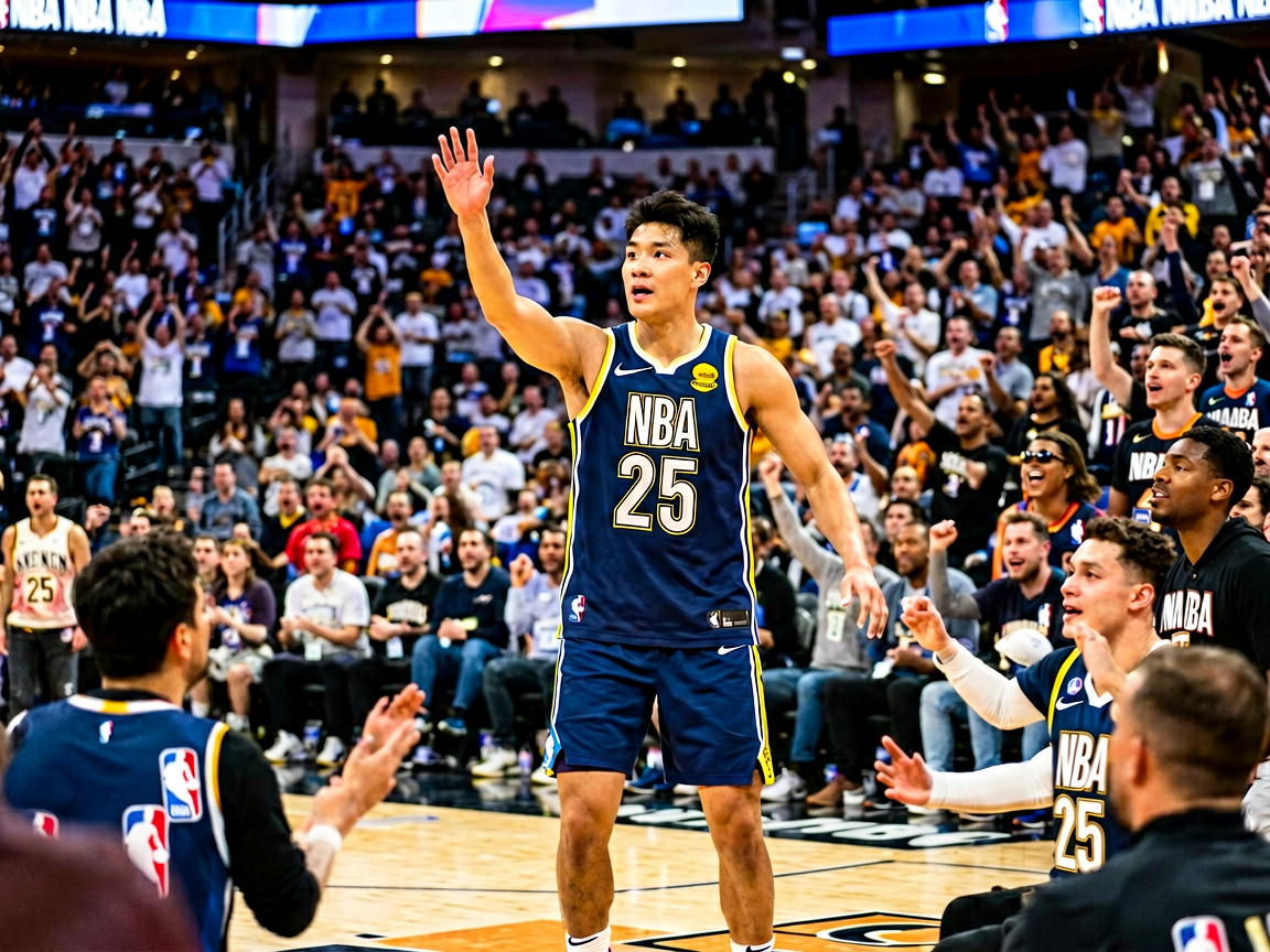 NBA球馆内观众热情的观赛场景，体现篮球运动的文化魅力